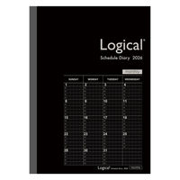 【アウトレット】【2026年度版手帳】ナカバヤシ ロジカルダイアリー月間ノートタイプB B5 ブラック NSーB502ー26BD 1冊