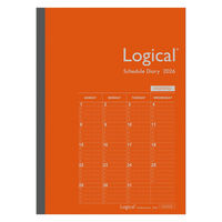 【アウトレット】【2026年度版手帳】ナカバヤシ ロジカルダイアリー月間ノートタイプB B5 オレンジ NSーB502ー26BO 1冊