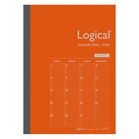 【アウトレット】【2026年度版手帳】ナカバヤシ ロジカルダイアリー月間ノートタイプB A5 オレンジ NSーA502ー26BO 1冊