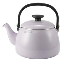 ケトル 2.5L やかん 琺瑯 IH・ガス火対応 パープル CTP-2.5K.PU 1個 富士ホーロー