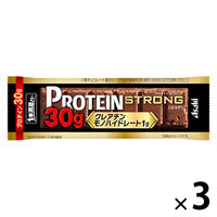 1本満足バー プロテインストロング ココア　1セット（3本）　プロテイン30g　チョコバー　アサヒグループ食品