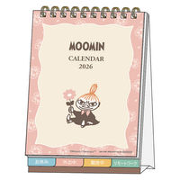 【2026年度版カレンダー】サンスター文具 デスクカレンダーメッセージ付　ムーミン S8521697 1個