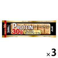 1本満足バー プロテインストロング キャラメル　1セット（3本）　プロテイン30g　チョコバー　アサヒグループ食品