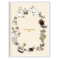 【2026年度版手帳】サンスター文具 手帳月間A6　ムーミン　なかま S2959097 1個