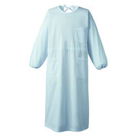 住商モンブラン 男女兼用 袖付エプロン ミント 84-304 LL 1枚