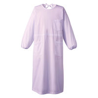 住商モンブラン 男女兼用 袖付エプロン ピンク 84-302 LL 1枚