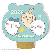 【アウトレット】【2026年度版カレンダー】アートプリントジャパン 26CL/168 ダイカット卓上/ちいかわ 1冊