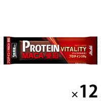 1本満足バー プロテインバイタリティ ベイクドカカオ　1セット（12本）　プロテイン10g　マカ・亜鉛　アサヒグループ食品