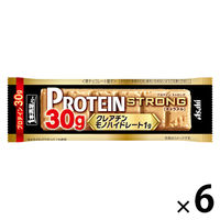 1本満足バー プロテインストロング キャラメル　1セット（6本）　プロテイン30g　チョコバー　アサヒグループ食品