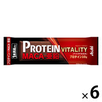 1本満足バー プロテインバイタリティ ベイクドカカオ　1セット（6本）　プロテイン10g　マカ・亜鉛　アサヒグループ食品