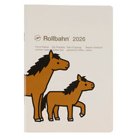 【2026年度版手帳】DELFONICS（デルフォニックス） ロルバーンノートダイアリーポニーB6 クリーム 160083200 1冊