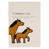 【2026年度版手帳】DELFONICS（デルフォニックス） ロルバーンノートダイアリーポニーA5 クリーム 160084200 1冊