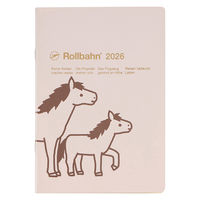 【2026年度版手帳】DELFONICS（デルフォニックス） ロルバーンノートダイアリーポニーA5 ライトピンク 160084561 1冊