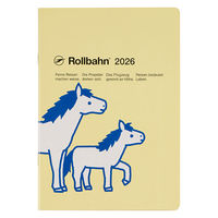 【2026年度版手帳】DELFONICS（デルフォニックス） ロルバーンノートダイアリーポニーA5 ライトイエロー 160084205 1冊