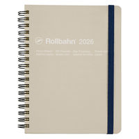 【2026年度版手帳】DELFONICS（デルフォニックス） ロルバーンダイアリーL グレージュ 160005191 1冊