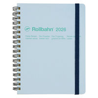 【2026年度版手帳】DELFONICS（デルフォニックス） ロルバーンダイアリーL ライトブルー 160005360 1冊