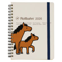 【2026年度版手帳】DELFONICS（デルフォニックス） ロルバーンダイアリーポニーL クリーム 160025200 1冊