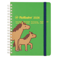 【2026年度版手帳】DELFONICS（デルフォニックス） ロルバーンダイアリーポニーL グリーン 160025284 1冊