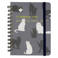 【2026年度版手帳】DELFONICS（デルフォニックス） ロルバーンダイアリーアニマルM ブルーグレー 160030311 1冊