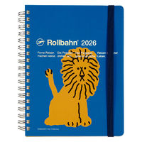 【2026年度版手帳】DELFONICS（デルフォニックス） ロルバーンダイアリーWARMGREYTAIL L ブルー 160037424 1冊