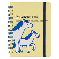 【2026年度版手帳】DELFONICS（デルフォニックス） ロルバーンダイアリーポニーM ライトイエロー 160024205 1冊