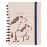 【2026年度版手帳】DELFONICS（デルフォニックス） ロルバーンダイアリーポニーM ライトピンク 160024561 1冊