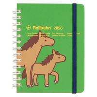 【2026年度版手帳】DELFONICS（デルフォニックス） ロルバーンダイアリーポニーM グリーン 160024284 1冊