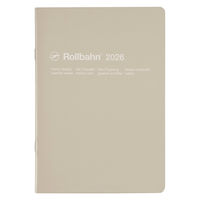 【2026年度版手帳】DELFONICS（デルフォニックス） ロルバーンノートダイアリーA5 グレージュ 160074191 1冊