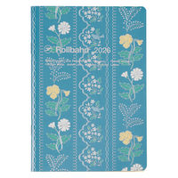 【2026年度版手帳】DELFONICS（デルフォニックス） ロルバーンノートダイアリーレースB6 ブルー 160091424 1冊