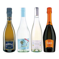 イタリアスパークリングワイン＆フリッツァンテ4本セット 1セット（750ml×4本）　モンテ物産（わけあり品）