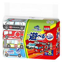 ムーニー おしりふき やわらか素材 詰め替え トミカ 1セット（1パック（76枚入）×8個）ユニ・チャーム