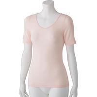 ディーエーピー のびのびラクラク半袖インナー ピーチ L~LL W018003892 1枚（直送品）