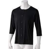 ディーエーピー 着ている感じがしない軽量8分袖ホックインナー ブラック LL W0180062913 1着（直送品）