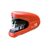 マックス　ホッチキス　バイモ11フラット　レッド　HD-11FLK/R（わけあり品）