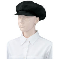 KAZEN キャスケット ブラック F APK480-C/5 1個（わけあり品）