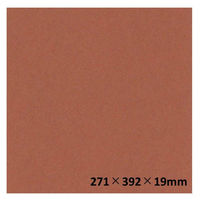 リンテック 色画用紙 ニューカラーR 八切 ちゃいろ NCR2368　1包(100枚入)（わけあり品）