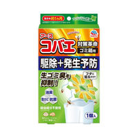 コバエ 駆除 発生予防 アースコバエ ゴミ箱用 フレッシュミントの香り 1個 コバエ対策 キッチン ごみ箱 消臭 アース製薬（わけあり品）