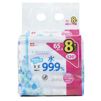 ウェットティッシュ 除菌シート レック アラクリーネ 激落ちくん 水99.9％ウエットシート 1セット（65枚×8個）（わけあり品）