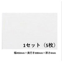 アイリスオーヤマ プラダン 白 PD-434W 1セット(5枚)（わけあり品）