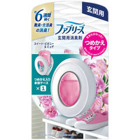 ファブリーズ 消臭芳香剤 玄関用 スイート・ピオニー&ミュゲ 詰替入り本体ケース 1個 P＆G（わけあり品）