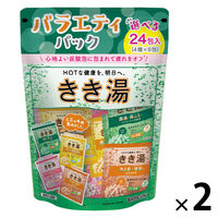 きき湯 炭酸入浴剤 バラエティパック 1セット（1パック（24包入）×2） アース製薬