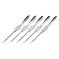 【未使用・美品】シルバー950製品　デザートフォーク6本セット Sabert シルバーフォーク（50入） 3864900（取寄品） - アスクル