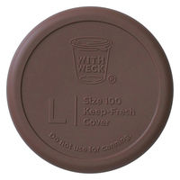 WECK シリコンキャップLサイズ WW-022DBR 1個（直送品）
