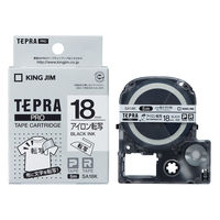 テプラ TEPRA PRO【純正】テープ スタンダード 幅12mm 黒ラベル