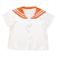 アーテック ソフトサテン セーラー服 C 橙 18855 1セット(1枚×3)（直送品）