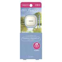 消臭力 クルマ用 フィールユー クリップタイプ 詰め替え2回分 エクリュサボン 1個 消臭剤 車 芳香剤 エステー