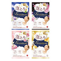 お湯物語 贅沢泡とろ プレミアム 入浴料 4種アソートセット（各1包入）牛乳石鹸共進社