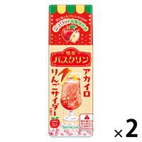 喫茶バスクリン アカイロ りんごサイダーの香り 360g 1セット（1個×2） お湯の色 りんご色（透明タイプ） アース製薬