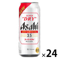 ビール アサヒ スーパードライ ドライクリスタル 缶 500ml 1ケース(24本)