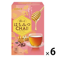 三井農林 日東紅茶 はちみつチャイティーバッグ 1セット(1箱(18バッグ入)×6)